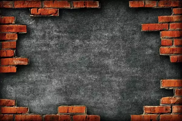depositphotos_29970829-stock-photo-roughened-wall-surrounded-with-bricks